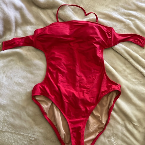 Cherry tomato red medium swimsuit from J Crew - Picture 5 of 6